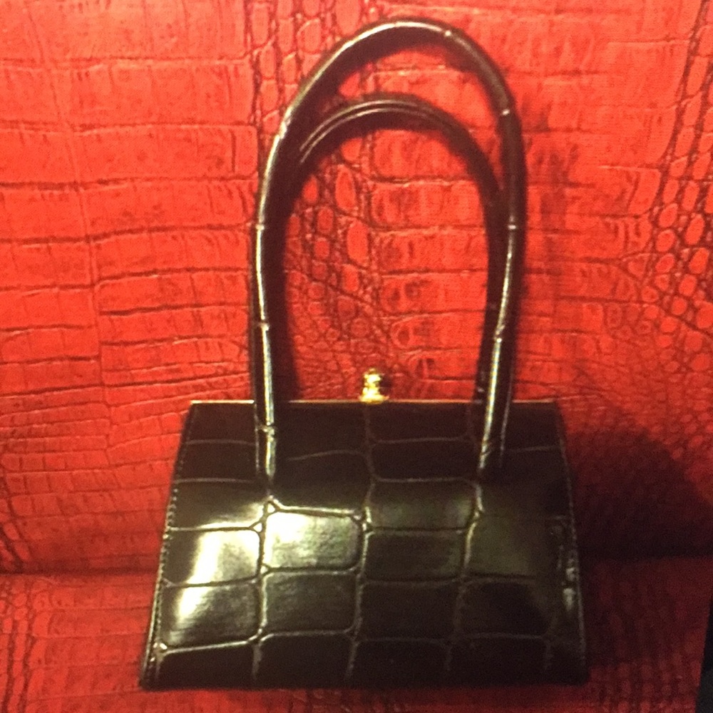 CABRELLI CROC PRINT BAG